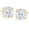 image:imageRossSimons 600 ct tw CZ Jewelry Set 3 Pairs Of Stud Earrings in 14kt Yellow Gold