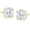 image:imageRossSimons 600 ct tw CZ Jewelry Set 3 Pairs Of Stud Earrings in 14kt Yellow Gold