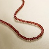 image:imageRossSimons 6000 ct tw Garnet Bead Toggle Necklace in 18kt Gold Over SterlingGarnet
