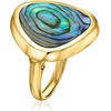 image:imageRossSimons Abalone Shell Triangular Ring in 18kt Gold Over Sterlingshell