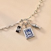 image:imageRossSimons Black Enamel Camera Charm in Sterling Silver