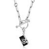 image:imageRossSimons Black Enamel Camera Charm in Sterling Silver