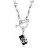 image:imageRossSimons Black Enamel Camera Charm in Sterling Silver