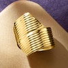image:imageRossSimons Italian 14kt Yellow Gold Lined Bypass RingNo Gemstone