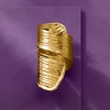 image:imageRossSimons Italian 18kt Gold Over Sterling Lined Bypass RingNo Gemstone