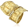 image:imageRossSimons Italian 18kt Gold Over Sterling Lined Bypass RingNo Gemstone