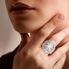 image:imageRossSimons Italian 470 ct tw CZ Floral Ring in Sterling SilverCubic Zirconia