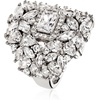 image:imageRossSimons Italian 470 ct tw CZ Floral Ring in Sterling SilverCubic Zirconia
