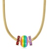 image:imageRossSimons Rainbow Enamel Bead Charm in 18kt Gold Over Sterling