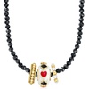 image:imageRossSimons White Jade and Multicolored Enamel Card Suit Bead Charm in 18kt Gold Over Sterling