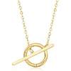 image:imagePure Collection by RossSimons Italian 14kt Yellow Gold CharmCompatible Toggle NecklaceNo Gemstone