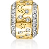 image:imageRossSimons 065 ct tw LabGrown Diamond Celestial Bead Charm in 18kt Gold Over Sterling