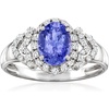image:imageRossSimons 120 Carat Tanzanite and 25 ct tw Diamond Ring in PlatinumTanzanite