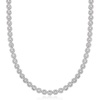 image:imageRossSimons 1300 ct tw CZ Halo Tennis Necklace in Sterling SilverCubic Zirconia