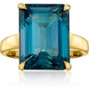 image:imageRossSimons 1400 Carat London Blue Topaz Ring in 18kt Gold Over SterlingTopaz