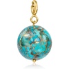 image:imageRossSimons 14mm Turquoise Bead Charm in 18kt Gold Over Sterling