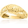 image:imageRossSimons 18kt Gold Over Sterling DiamondCut Sculptural RingNo Gemstone