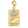 image:imageRossSimons 18kt Gold Over Sterling The Sun Charm With Diamonds
