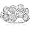 image:imageRossSimons 210 ct tw CZ Bubble Ring in Sterling SilverCubic Zirconia