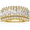 image:imageRossSimons 240 ct tw CZ Ring in 18kt Gold Over SterlingCubic Zirconia