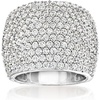image:imageRossSimons 360 ct tw Pave CZ Wide Ring in Sterling SilverCubic Zirconia