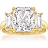 image:imageRossSimons 505 ct tw CZ 3Stone Ring in 14kt Yellow GoldCubic Zirconia