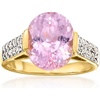 image:imageRossSimons 650 Carat Kunzite Ring With 35 ct tw Diamonds in 14kt Yellow GoldKunzite