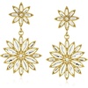 image:imageRossSimons Italian Sterling Silver and 18kt Gold Over Sterling Flower Drop Earrings