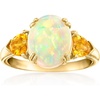 image:imageRossSimons Opal and 60 ct tw Citrine 3Stone Ring in 14kt Yellow GoldCitrine