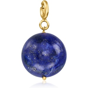 image:imageRossSimons 14mm Lapis Bead Charm in 18kt Gold Over Sterling