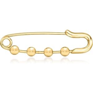 image:imageRossSimons 18kt Gold Over Sterling CharmCompatible Safety Pin