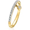image:imagePure Collection by RossSimons 020 ct tw LabGrown Diamond Drop Ring in 18kt Gold Over SterlingDiamond