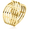 image:imageRossSimons 10kt Yellow Gold MultiRow Crisscross RingNo Gemstone
