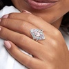 image:imageRossSimons 120 Carat Rose Quartz and 260 ct tw Pastel MultiGemstone Ring in Sterling SilverAmethyst