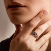 image:imageRossSimons 240 Carat HeartShaped Garnet and 270 ct tw MultiGemstone Ring in 18kt Gold Over SterlingAmethyst