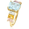 image:imageRossSimons 390 Carat Sky Blue Topaz and 160 ct tw MultiGemstone Ring in 18kt Gold Over SterlingAmethyst