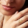 image:imageRossSimons Italian 10kt Yellow Gold Snake Ring With Black EnamelNo Gemstone