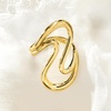 image:imageRossSimons Italian 18kt Gold Over Sterling OpenSpace Wave RingNo Gemstone