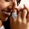 image:imageRossSimons Sterling Silver BaliStyle Floral Filigree RingNo Gemstone