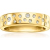 image:imagePure Collection by RossSimons 020 ct tw Scattered LabGrown Diamond Ring in 18kt Gold Over SterlingDiamond