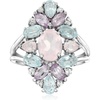 image:imageRossSimons 120 Carat Rose Quartz and 260 ct tw Pastel MultiGemstone Ring in Sterling SilverAmethyst