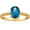 image:imageRossSimons 150 Carat London Blue Topaz Twisted Ring in 10kt Yellow GoldTopaz