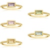image:imageRossSimons 200 ct tw MultiGemstone Jewelry Set 5 Rings in 18kt Gold Over SterlingAmethyst