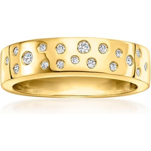 image:imagePure Collection by RossSimons 020 ct tw Scattered LabGrown Diamond Ring in 18kt Gold Over SterlingDiamond