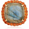 image:imageRossSimons Labradorite and 100 ct tw Orange Citrine Ring in 18kt Gold Over SterlingCitrine