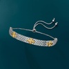 image:imageRossSimons TwoTone Sterling Silver Bumblebee Bolo Bracelet