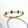 image:imageRossSimons 014 ct tw Diamond and 10 ct tw Sapphire Stackable Ring in 14kt Yellow GoldSapphire