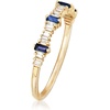image:imageRossSimons 014 ct tw Diamond and 10 ct tw Sapphire Stackable Ring in 14kt Yellow GoldSapphire
