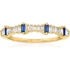 image:imageRossSimons 014 ct tw Diamond and 10 ct tw Sapphire Stackable Ring in 14kt Yellow GoldSapphire