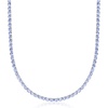 image:imageRossSimons 2000 ct tw Tanzanite Tennis Necklace in Sterling SilverTanzanite